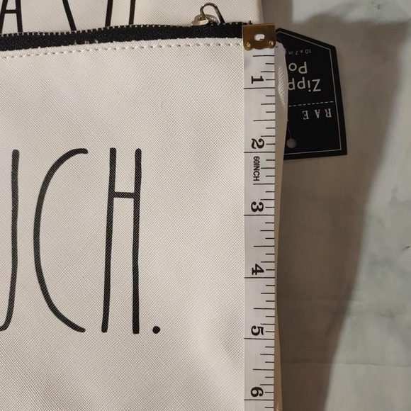 RAE DUNN 2 zippered pouch bag set - Picture 4 of 4